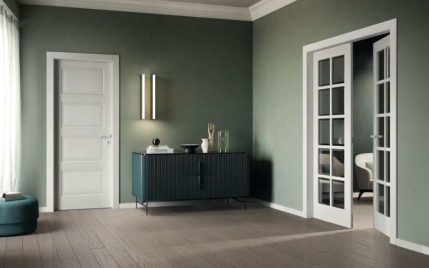 Открывание межкомнатных дверей